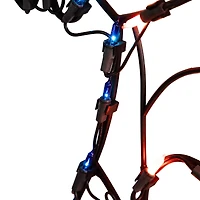 15" Lighted Bat Halloween Window Silhouette Decoration