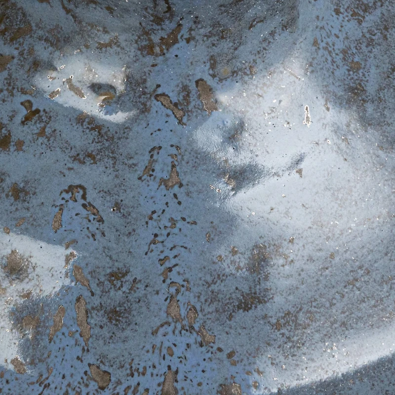 Hello Honey® 5.5" Round Stoneware Candle Holder with Handle Set