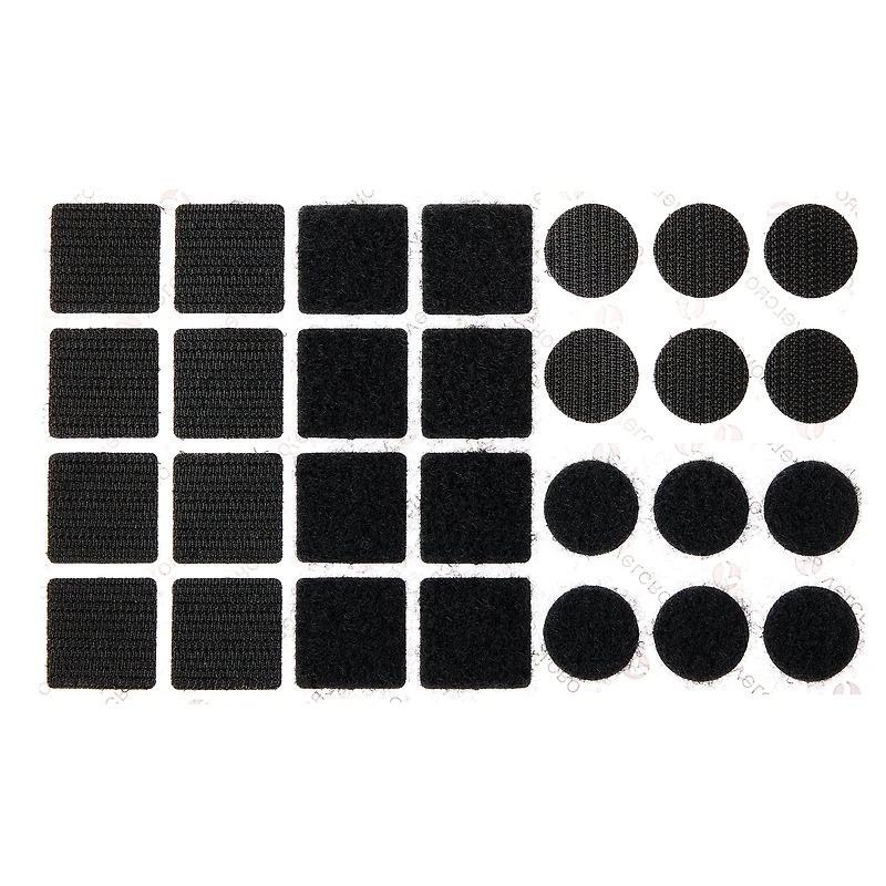 VELCRO® Brand Sticky Back Coins & Squares Value Pack