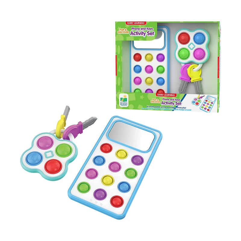 Early Learning - Pop & Discover Phone and Keys Activity Set