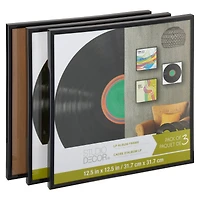 12 Packs: 3 ct. (36 total) Black 12.5" x 12.5" LP Album Frame by Studio Décor®