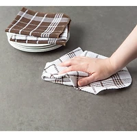 J&M Mocha Waffle Weave Dishcloth, 12ct.