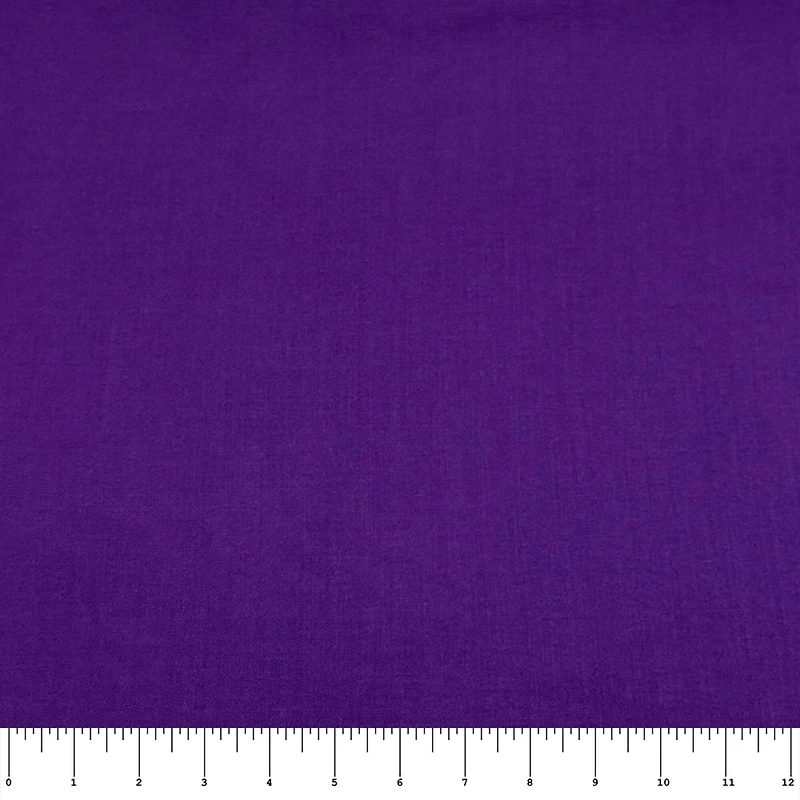 Feldman Solid Purple Broadcloth Fabric
