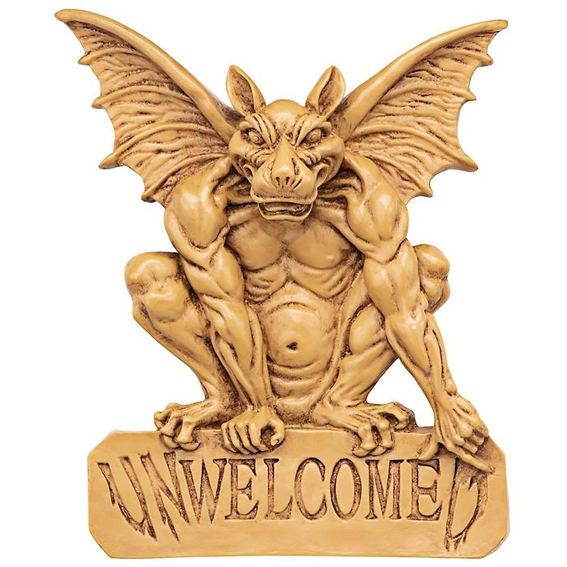 Design Toscano UNWelcomeD Gargoyle Plaque