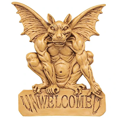 Design Toscano UNWelcomeD Gargoyle Plaque