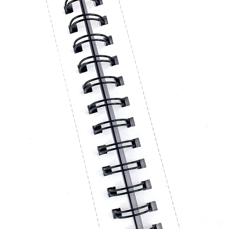 ArtSkills® Black Spiral Sketchbook with Perforated Pages, 9" x 12"