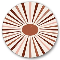 Designart - Geometric Radiant Sun