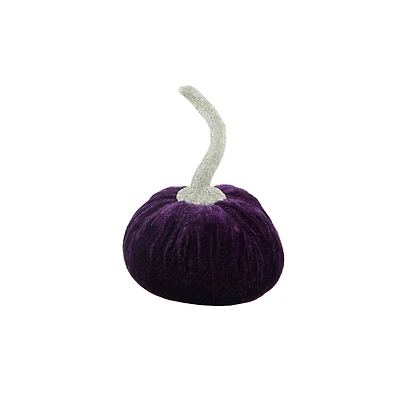 Flora Bunda® 6" Purple Velvet Decorative Pumpkin