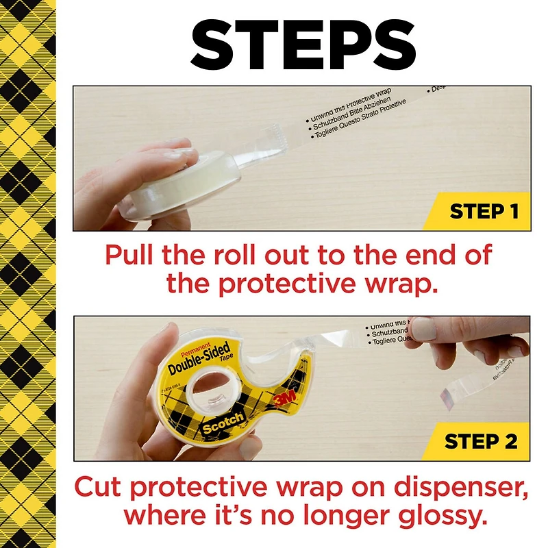 Scotch® Permanent Double-Sided Tape