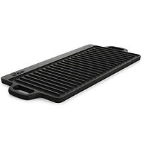 Oster Castaway Pre-Seasoned 18" x 9" Cast Iron Reversible Griddle