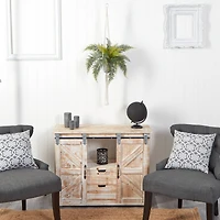 25" Fern Hanging Artificial Plant in Decorative Basket