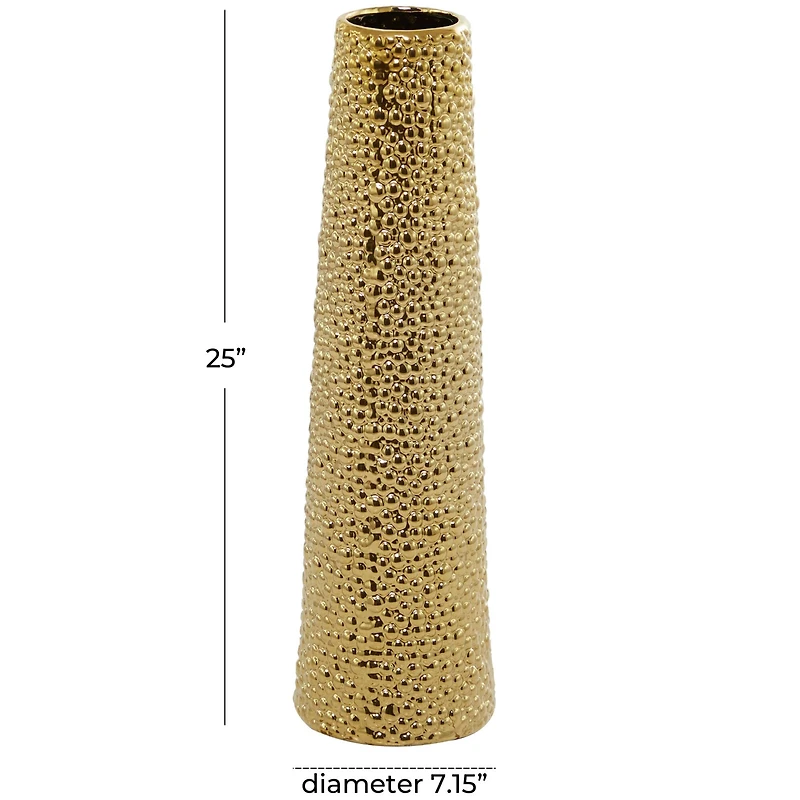 Modern Ceramic Vase with Bubble Texture