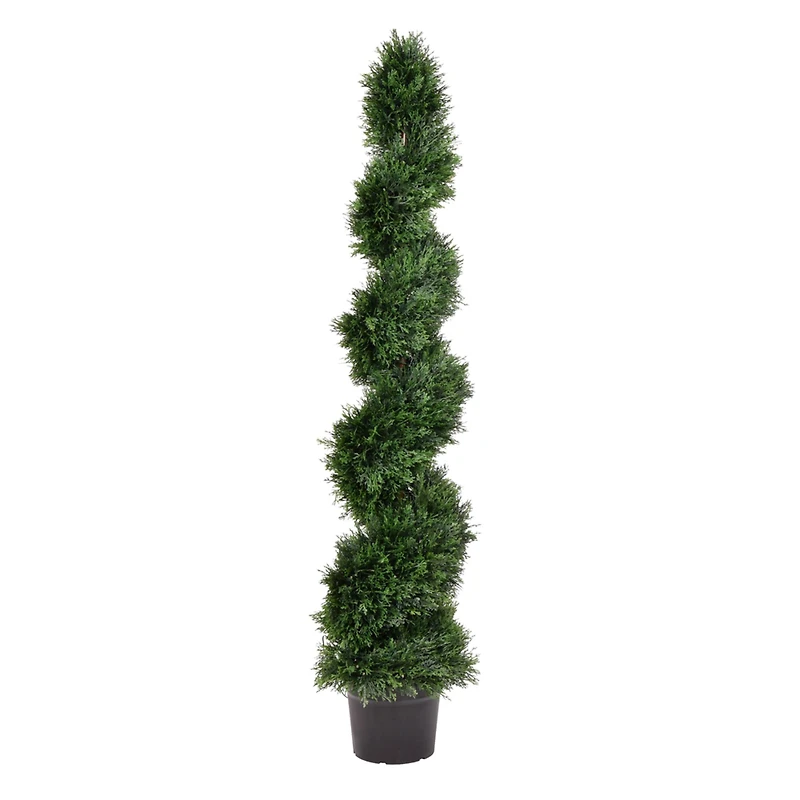 5ft. Potted Green Cedar Spiral Tree
