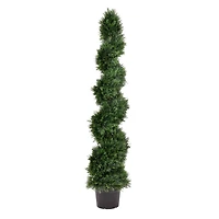 5ft. Potted Green Cedar Spiral Tree