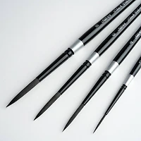 Silver Brush Limited Black Velvet® Liner Brushes Set