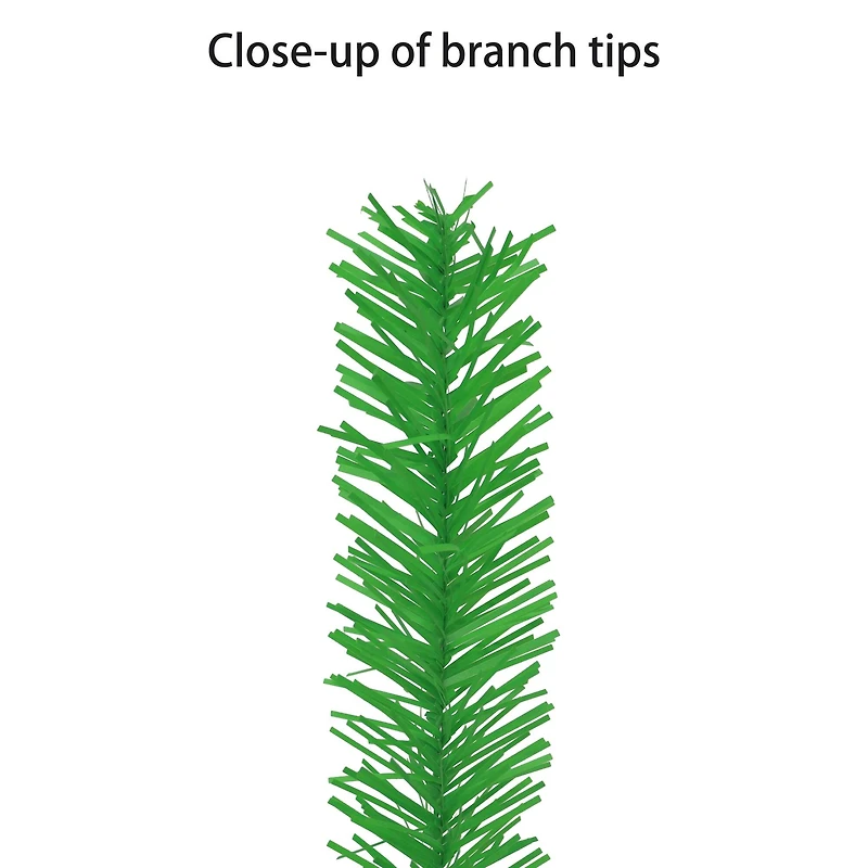 6ft. Pre-Lit Whimsical Artificial Wrapped Christmas Tree, Clear Lights