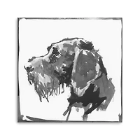 German Wire Haired Pointer Canvas Giclee