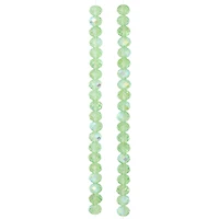 12 Pack: Peridot AB Faceted Glass Beads, 10mm by Bead Landing™
