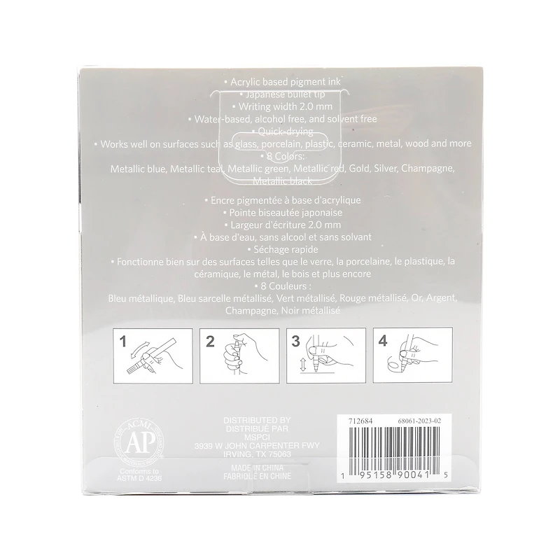 Metallic Acrylic Paint Marker Set by Artist's Loft™