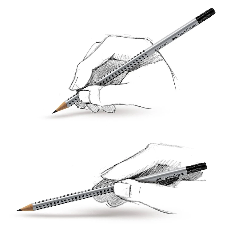 Faber-Castell HB Graphite GRIP Writing EcoPencils, 12ct.