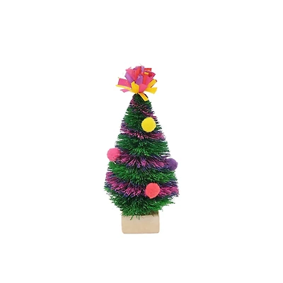 6" Mini Pink Striped Tabletop Tree by Ashland®