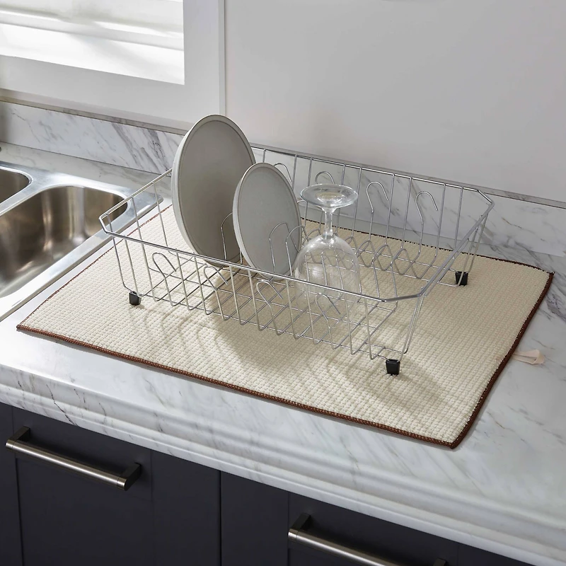 Kitchen Details Jumbo Ivory Drying Mats, 2ct.