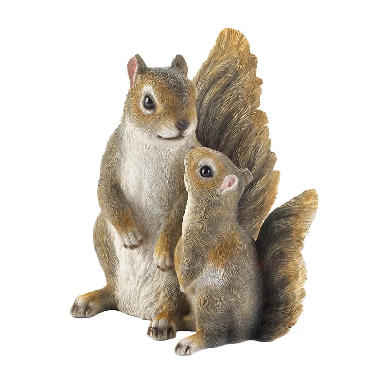 9" Mommy & Me Squirrel Figurine