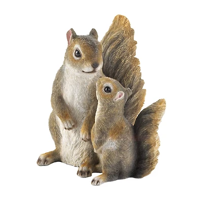 9" Mommy & Me Squirrel Figurine