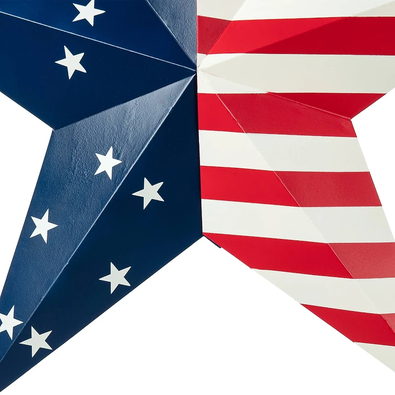 Glitzhome® 30.75" Metal Patriotic Yard Stake Décor