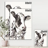Designart - Cow Portrait Country Life