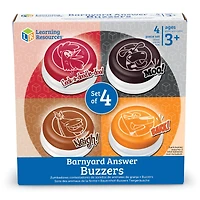 Learning Resources Barnyard Answer Buzzers, 4 ct.