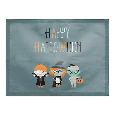 Halloween Heroes Polyester Twill Placemat