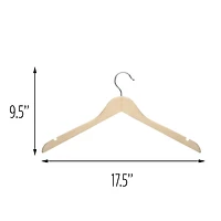 Honey Can Do Maple Wood Shirt Hangers, 20ct.
