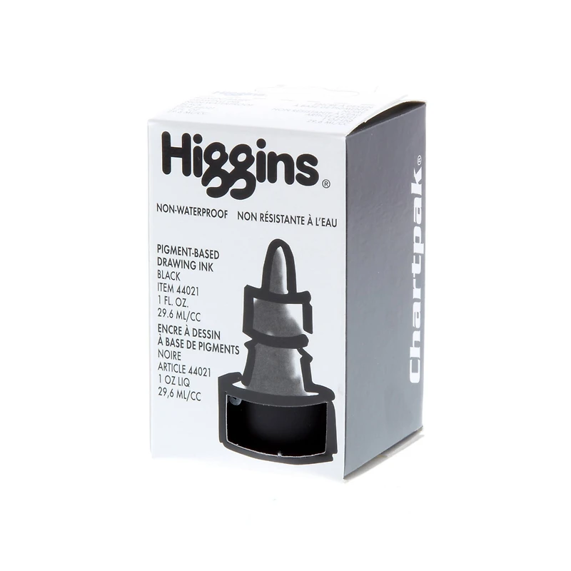 Higgins® Non-Waterproof Black Ink, 1oz.