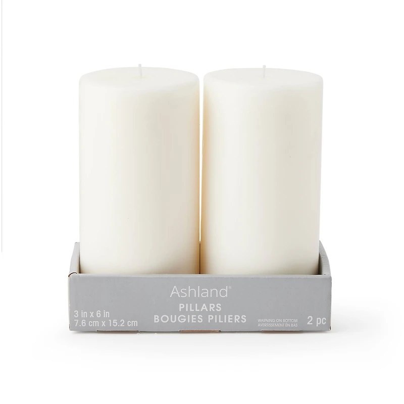 12 Packs: 2 ct. (24 total) Pillar Candle Pair by Ashland