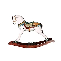 Design Toscano 3ft. Victorian Carousel Pony Rocking Horse Statue