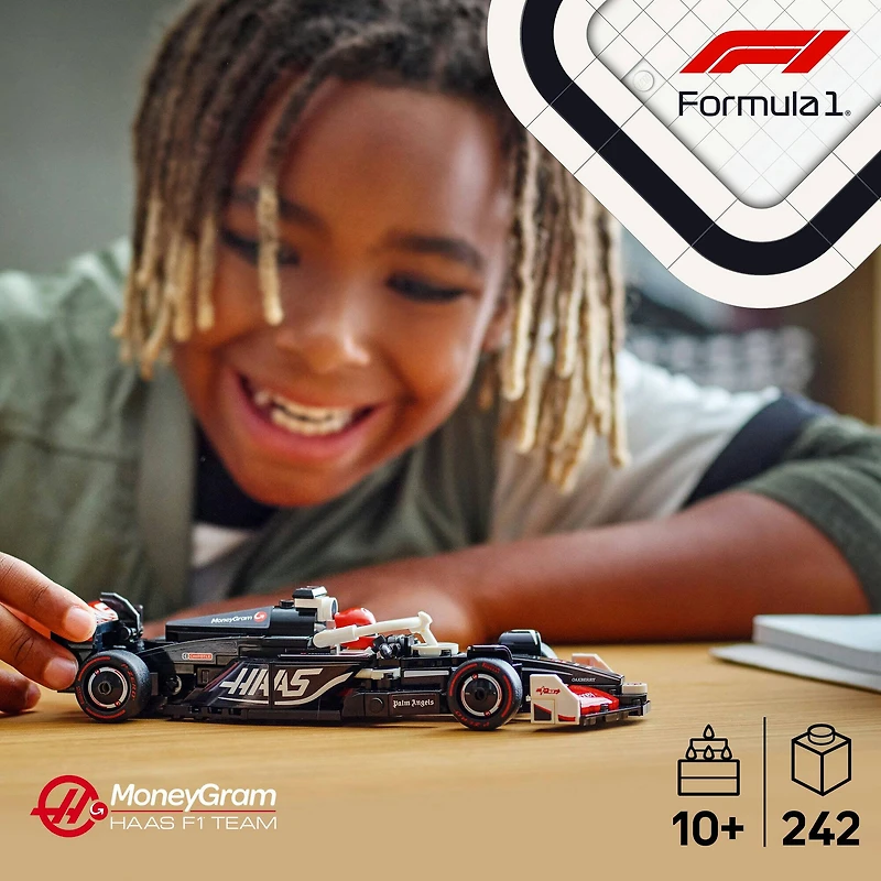LEGO® Speed Champions MoneyGram Haas F1® Team VF-24 Race Car Toy Vehicle 77250