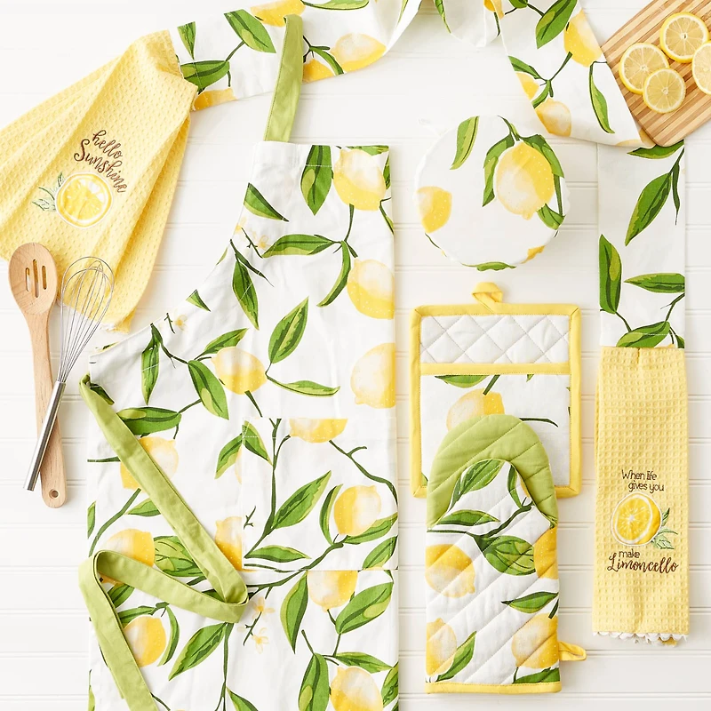 Lemon Bliss Print Chef Apron