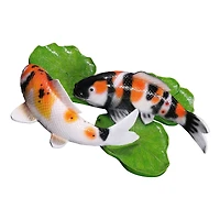 Design Toscano Yin Yang Perfect Balance Asian Koi Fishes Wall Sculpture