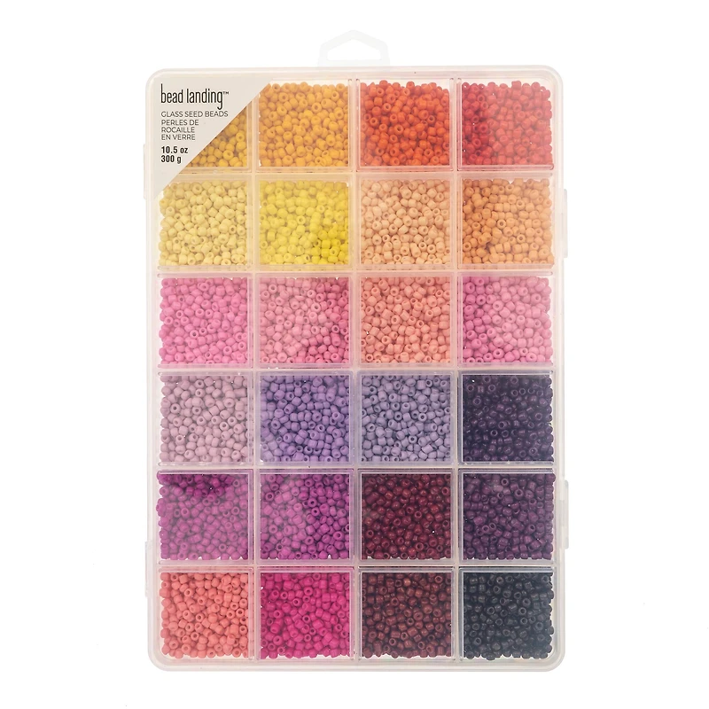 8/0 Bright Glass Seed Beads, 10.5oz. by Bead Landing™