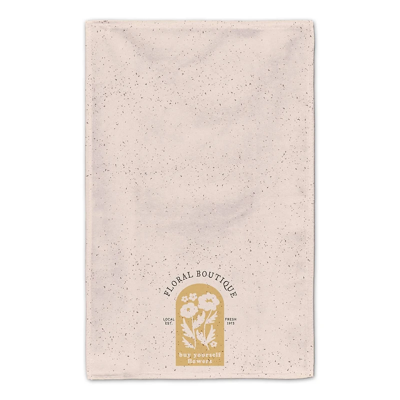 Floral Boutique Mod Sign 16" x 25" Towel Set