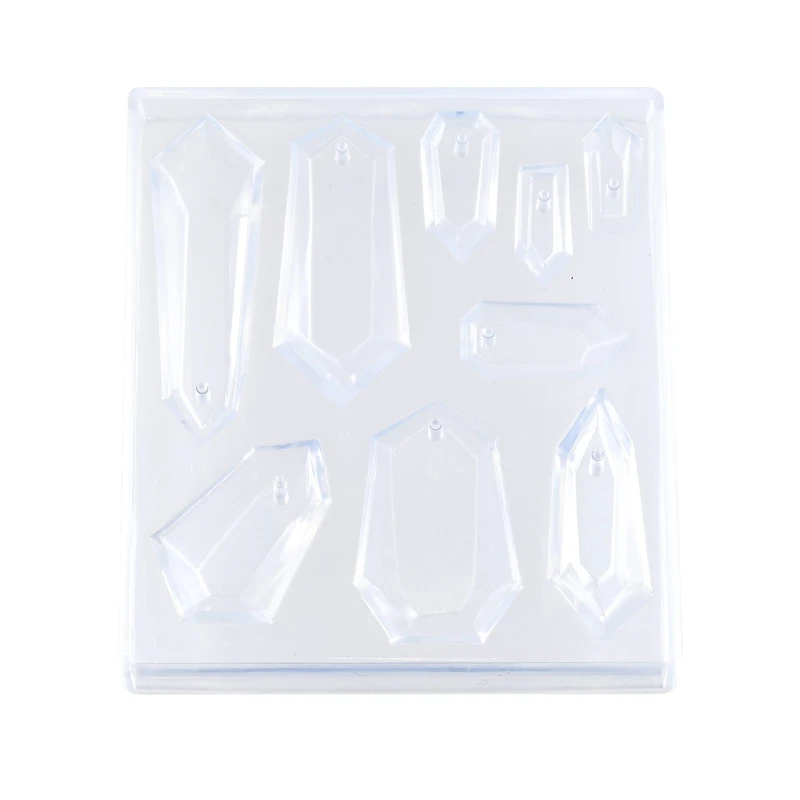 Blue Moon Studio™ UV Resin Craft Holographic Faceted Gems Silicone Mold