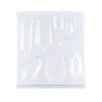 Blue Moon Studio™ UV Resin Craft Holographic Faceted Gems Silicone Mold