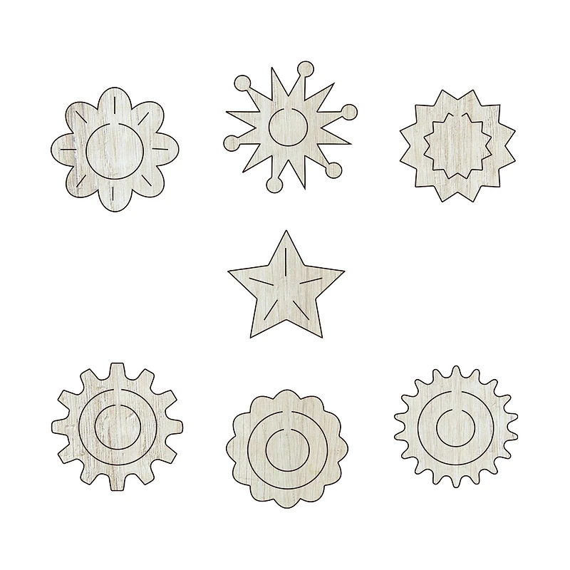 Wooden Jigsaw Puzzle - Circles: 309 Pcs