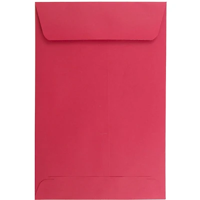 JAM Paper 6" x 9" Brite Hue Christmas Red Open End Catalog Envelopes