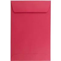 JAM Paper 6" x 9" Brite Hue Christmas Red Open End Catalog Envelopes
