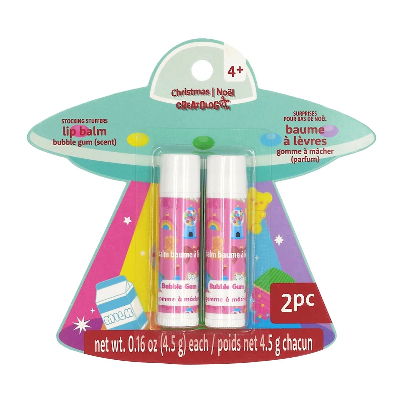 Bubble Gum Scented Lip Balms, 2ct. by Creatology™