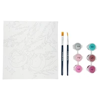 VIVID by Brea Reese® Cherry Christmas Tree Acrylic Paint-by-Number Kit