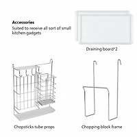 Stainless Steel 2-Tier Dish Rack