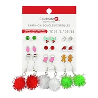 Pom Earring Set by Celebrate It™